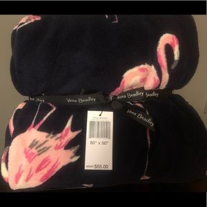 Vera Bradley pink flamingo blanket